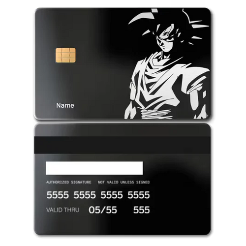 Goku Metal Card