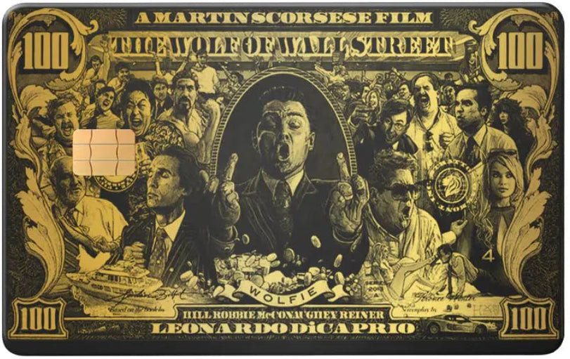 Wolf Of Wall Street Metal Card