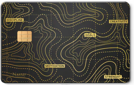 Topography Metal Card