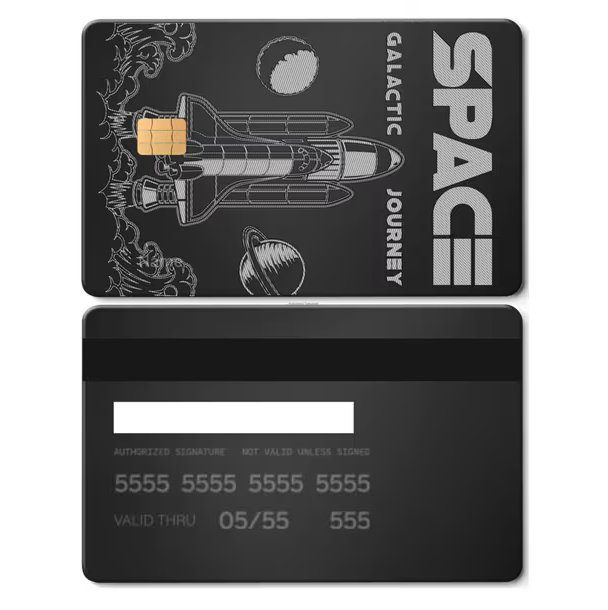 Space Metal Card