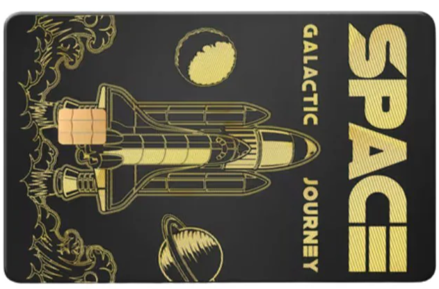 Space Metal Card