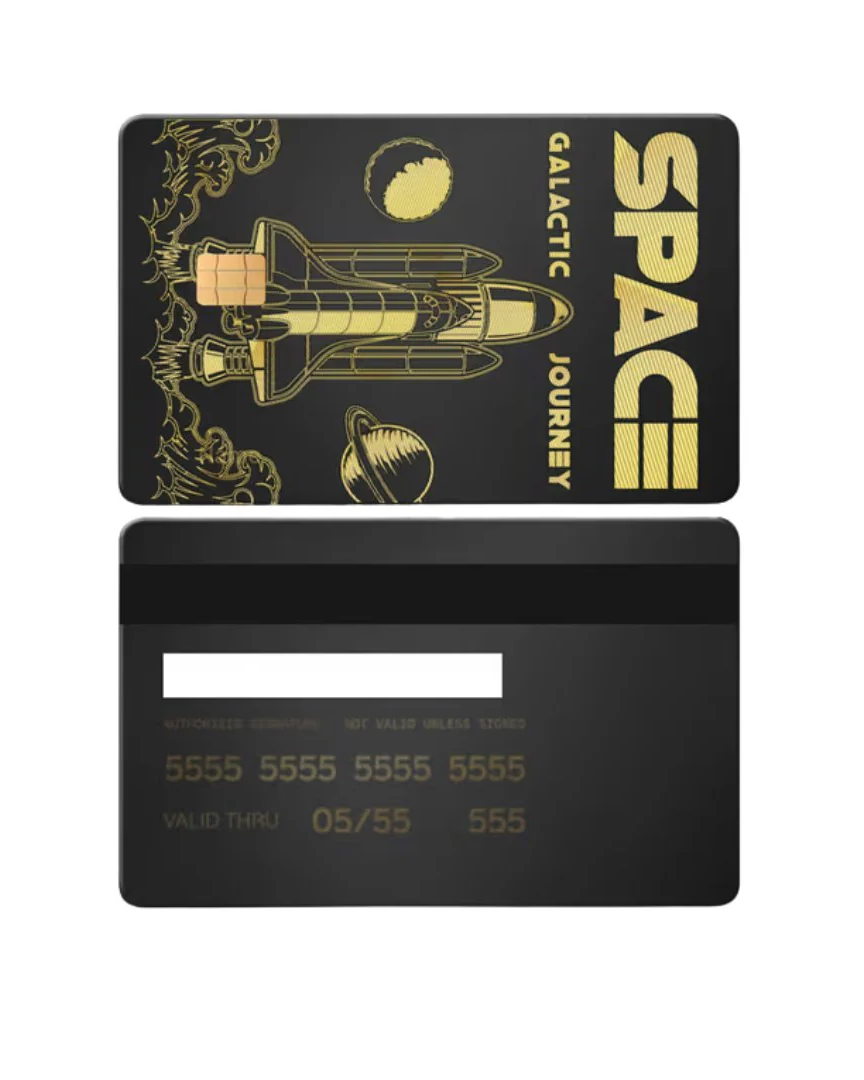 Space Metal Card