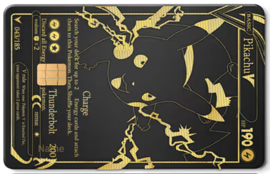 Pika Pika Metal Card
