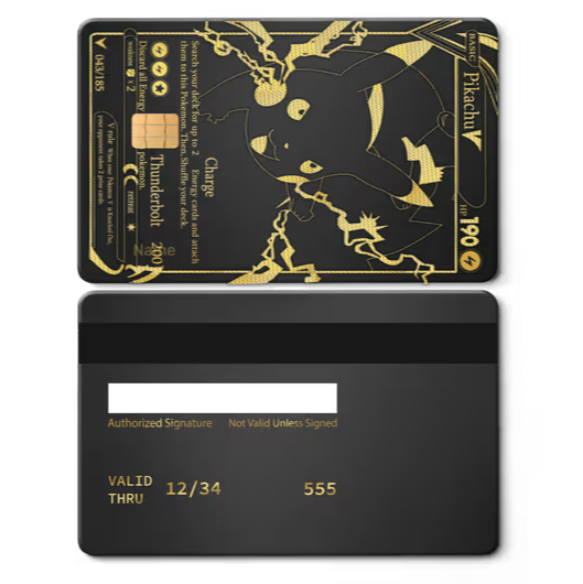 Pika Pika Metal Card