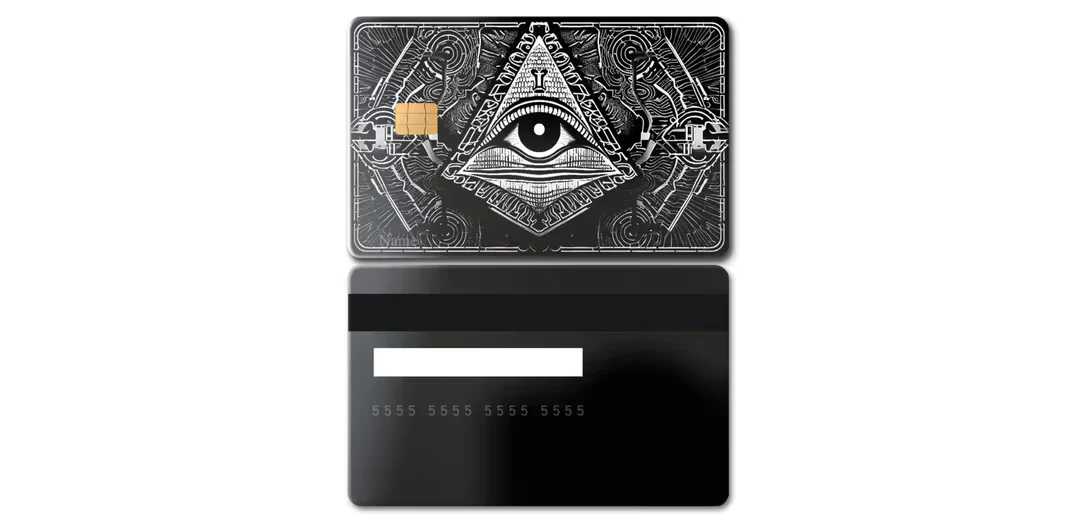 Illuminati Metal Card