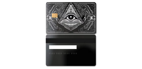 Illuminati Metal Card